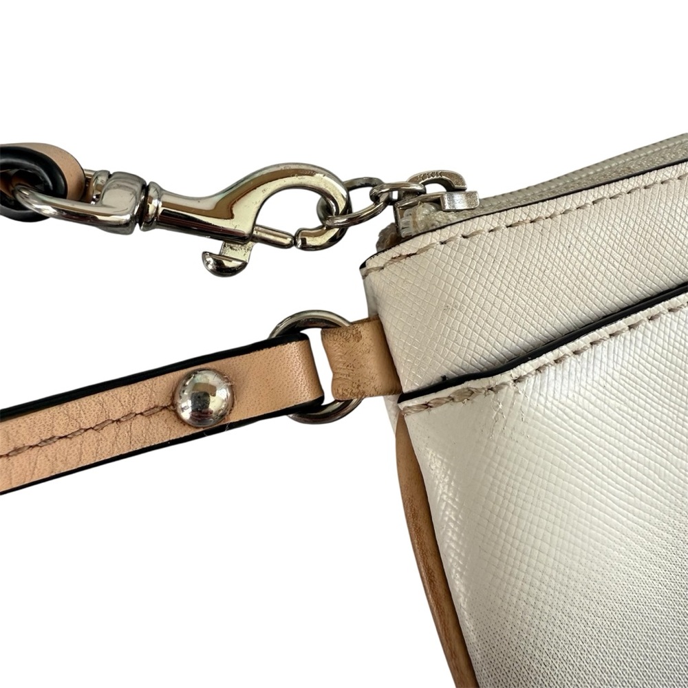 Rare Coach Peyton Ombre Go-Go Wristlet F51380 Silver/Charcoal - Picture 12 of 13